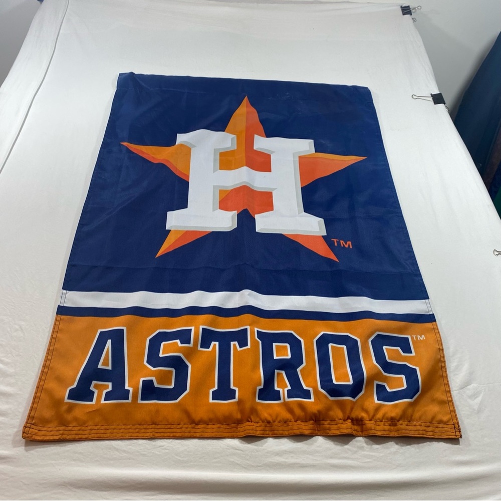 Houston Astros Team Flag Banner Reversible baseball